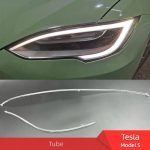   Set fibra reparatie lumini de zi DRL far stanga Tesla Model S 2017-2023 - LG-Model S Left