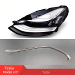   Set fibra reparatie lumini de zi DRL far stanga pentru Tesla Model 3, Model Y 2017-2025 pentru farurile Matrix cu lentila - LG-Model 3/Y Left