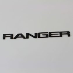 Litere adezive negru mat Ford Ranger T6 2012, 2013, 2014, 2015, 2016, 2017, 2018, 2019 FR15RSB