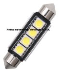 Led auto sofit Canbus cu 4 SMD 5050 41 mm - FT-5050-4-41MM