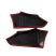 Set 2 Ornamente laterale negru mat Ford Ranger T6, T7, T8 2012-2022 - SVDT801