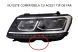 Sticla far stanga pentru Volkswagen Tiguan cu far LED Low Configuration (2017 - 2020) - HCTiguan-1718 / HV033-STANGA
