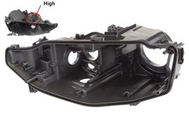 Carcasa far stanga pentru Audi A5 8T/8F Facelift cu Bixenon cu AFS (2012 - 2016) - HA015-AFS-STANGA