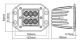 Proiector LED Auto Offroad 18W/12V-24V, 1320 Lumeni, Incastrabil, Spot Beam 8 Grade
