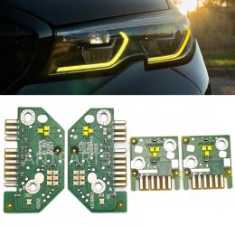 Set 4 module galbene CSL Style Angel Eyes DRL BMW Seria 3 G20 2018 – 2022 - 63118496134 / 63118737143 / 63118737144