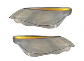 Set 2 sticle faruri BMW Seria 5 E60/E61 far cu Halogen H7 sau Xenon fara adaptiv (2004-2010) - HB153 / HCE60