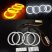 Kit Angel Eyes LED COTTON Semnalizare BMW E92, E93 - 2x100mm + 2x120mm