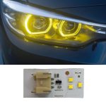   Modul Galben CSL Style Angel Eyes DRL BMW Seria 3 F30, F31, F34 - 63117398766, 63117311243, 7213114000, 721.31.140.00