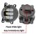 Set 2 proiectoare ceata LED Dacia, Renault, Nissan lumina alb+galben, diamentru 3" / 90mm, 30W, 12/24V, carcasa plastic, mufa H11, H8 - FG-PWY