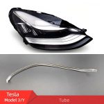   Set fibra reparatie lumini de zi DRL far dreapta pentru Tesla Model 3, Model Y 2017-2025 pentru farurile Matrix cu lentila - LG-Model 3/Y Right