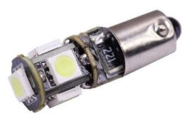 Led auto BAX9S Canbus cu 5 SMD