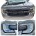 Set 2 ornamente faruri negru mat Ford Ranger T9 WildTrak, Sport, XLT - HLCT901