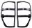 Set 2 ornamente negru mat lampi spate Ford Ranger T6, T7, T8 2012-2022 - TLCT678