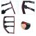 Set 2 ornamente negru mat lampi spate Ford Ranger T6, T7, T8 2012-2022 - TLCT678