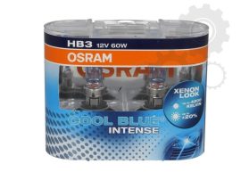 Set 2 Becuri auto halogen Osram HB3 Cool Blue Intense,+20%, 55W, 12V