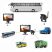 Kit marsarier wireless cu camera si display de 9" 12V~24V, K610W pentru Camioane, Autocare, Bus-uri