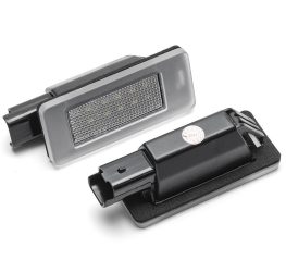 Set 2 Lampi Numar Led Peugeot 2008, 3008, 5008, 207, 208, 308, 508 - 6340G3 / 6340F0 / 9682403680 / 9661480980 - V-03200206