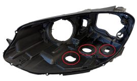 Carcasa far stanga pentru Golf 7 / Golf VII Fara Facelift pentru farul xenon cu 2 module cu adaptiv (2013 - 2016) - HV170-STANGA
