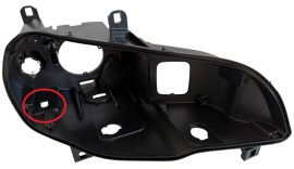 Carcasa pentru far dreapta BMW X5 E70 LCI (2011 - 2013) pentru farul cu AFS - HB076-DREAPTA