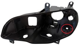 Carcasa pentru far stanga BMW X5 E70 LCI (2011 - 2013) pentru farul cu AFS - HB076-STANGA