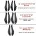 Set manere interioare portiere pentru BMW Seria 3 F30, F31, Negre - IHF30-1318B