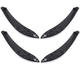 Set manere interioare portiere pentru BMW Seria 3 GT F34, Negru - IHF30-1318B RF+LF