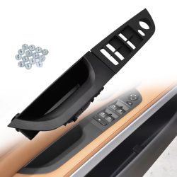 Panou / maner portiera sofer fara oglinzi rabatabile pentru BMW Seria 3 E90/E91, negru, 35,5 cm - MHE90LS-0512B (Black)