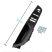 Panou / maner portiera sofer fara oglinzi rabatabile pentru BMW Seria 3 E90/E91, negru, 35,5 cm - MHE90LS-0512B (Black)