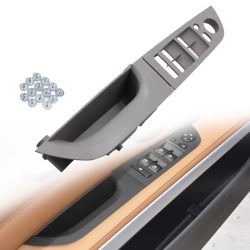 Panou / maner portiera sofer, cu oglinzi rabatabile pentru BMW Seria 3 E90/E91, gri, 37,5 cm - MHE90HL-0512G (Grey)
