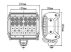 LED Bar Auto cu 2 faze (faza scurta/faza lunga) 72W/12V-24V, 6120 Lumeni, lungime 16,7 cm, Leduri CREE