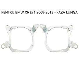 Set 2 rame adaptoare la lupe Hella G5 pentru BMW X6 E71 - pentru faza lunga - HPB-035